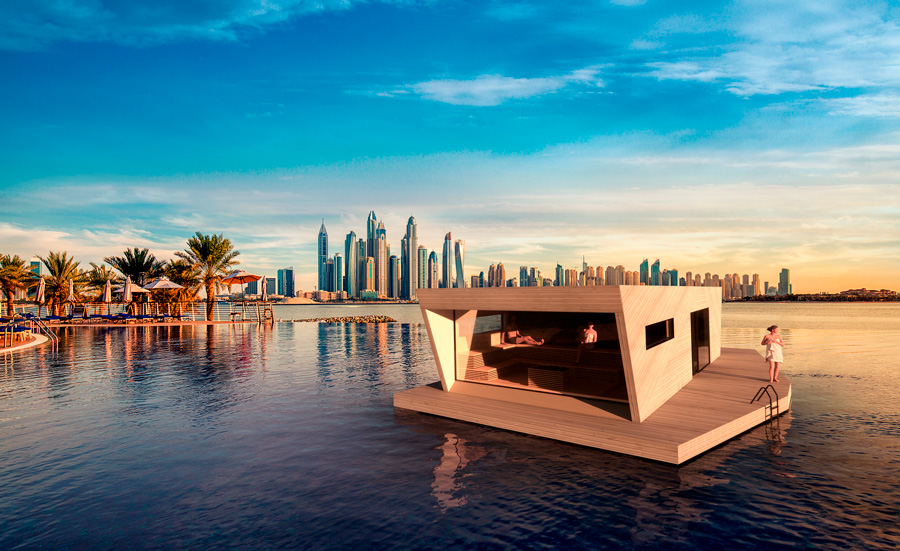 Private Floating Sauna